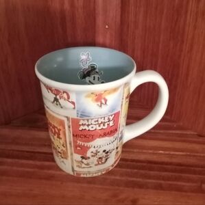 VINTAGE ~ Disney Store Mickey/Minnie Comic Strip Mug